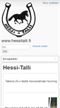Mobile Screenshot of hessitalli.fi